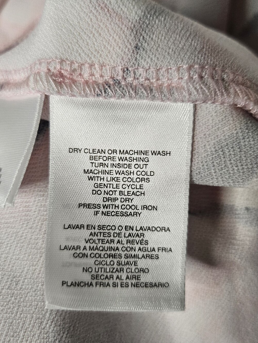 Kasper Floral Watercolor Open Front Cardigan Lightweight Blush Pink Plus Size 1X - Picture 7 of 11